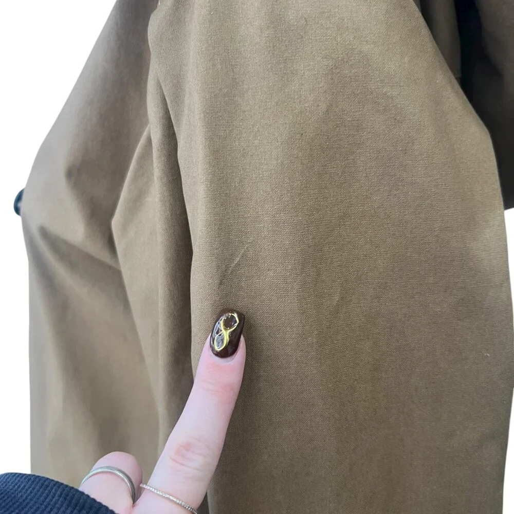$6000 CHANEL 2020 Resort Brown Camel Trench Coat Jacket size FR 36/4